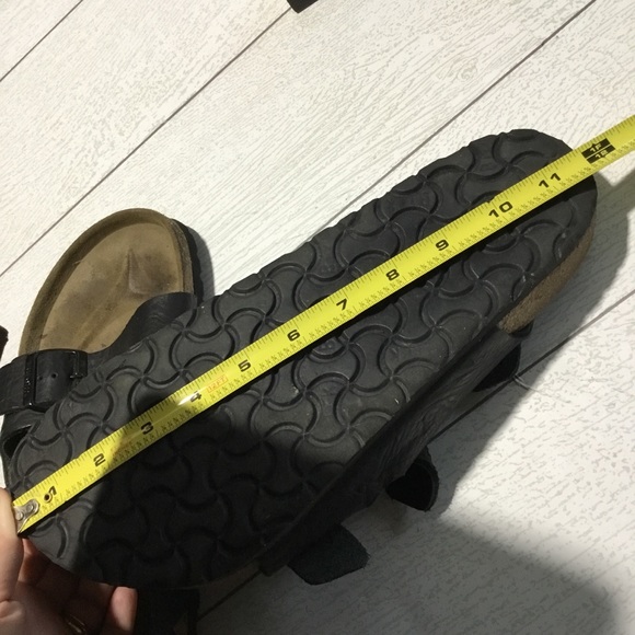 Black Birkenstock Milano sandals size 44